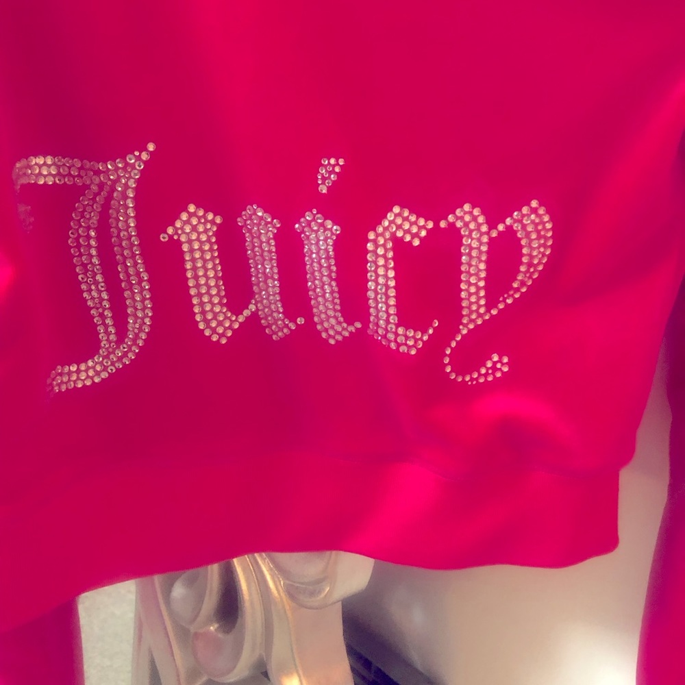 Juicy Couture tracksuit worn once! Y2K HOT PINK BLING BLING